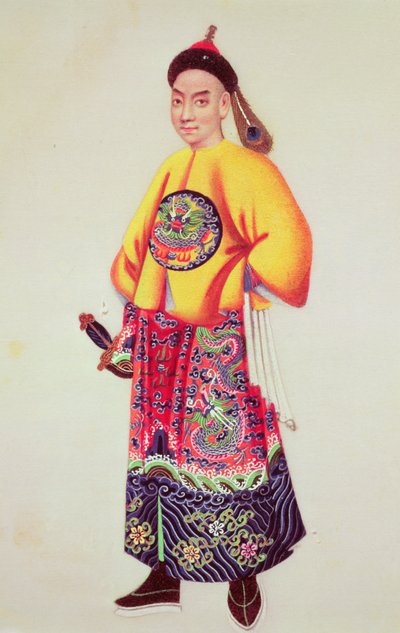 Costume di un imperatore, fine XVIII secolo da Japanese School
